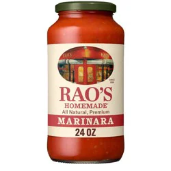 Rao's Homemade Marinara Sauce Premium Quality All Natural Tomato Sauce & Pasta Sauce Keto Friendly & Carb Conscious - 24oz