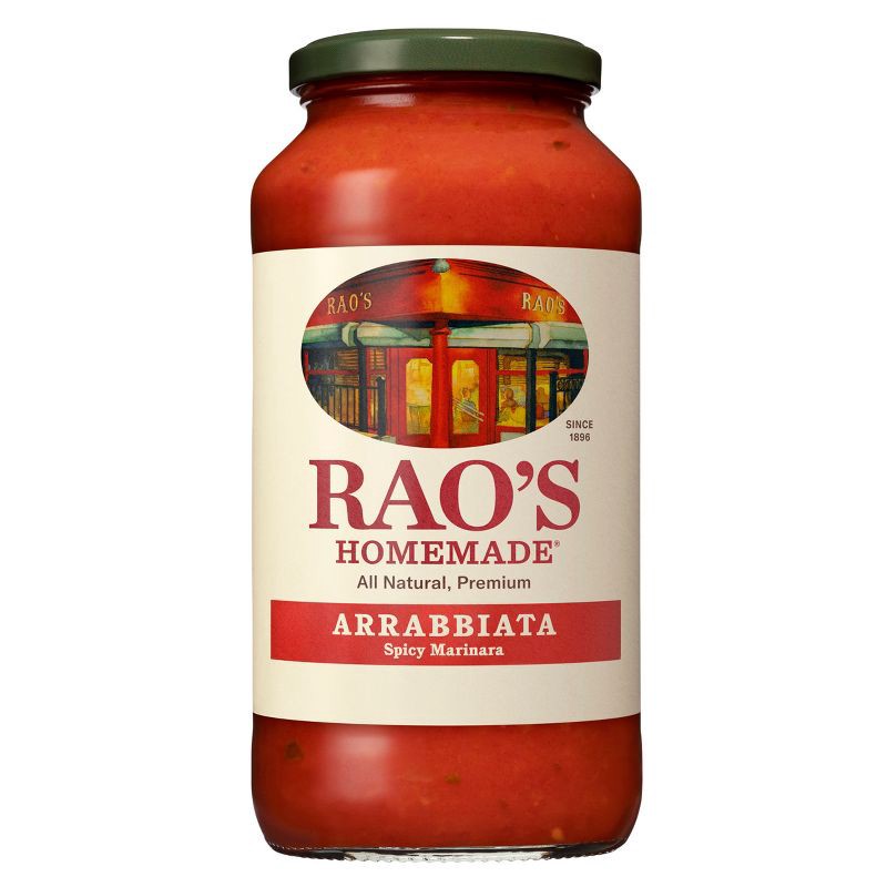 slide 1 of 6, Rao's Homemade Arrabbiata Sauce Spicy Tomato Sauce & Pasta Sauce Premium Quality All Natural Keto Friendly & Carb Conscious - 24 oz, 24 oz