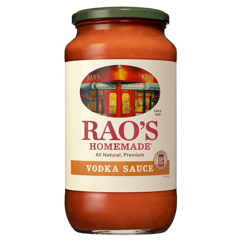 slide 1 of 6, Rao's Homemade Creamy Vodka Sauce with Parmigiano & Pecorino Cheese Premium Quality All Natural Keto Friendly & Carb Conscious - 24oz, 24 oz