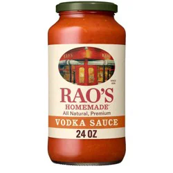 Rao's Homemade Creamy Vodka Sauce with Parmigiano & Pecorino Cheese Premium Quality All Natural Keto Friendly & Carb Conscious - 24oz