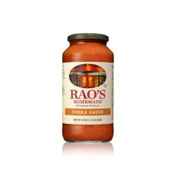 Rao's Homemade Creamy Vodka Sauce with Parmigiano & Pecorino Cheese Premium Quality All Natural Keto Friendly & Carb Conscious - 24oz