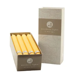 Northern Lights 10'' Tapered Candles - Lemon Zest