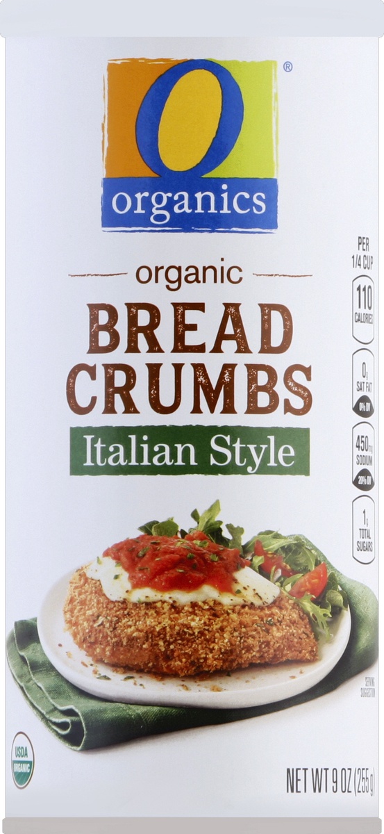 slide 5 of 7, O Orgnc Bread Crumbs Italian Style, 9 oz