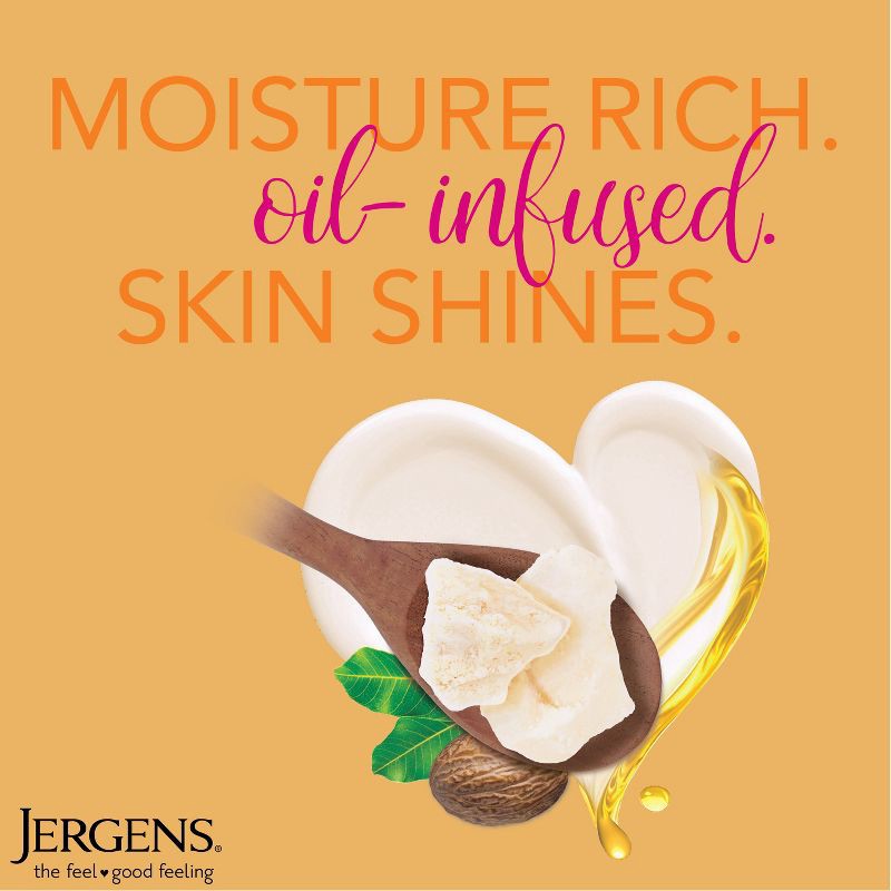 slide 5 of 8, Jergens Enriching Shea Butter Hand and Body Lotion For Dry Skin, Dermatologist Tested - 26.5 fl oz, 26.5 fl oz