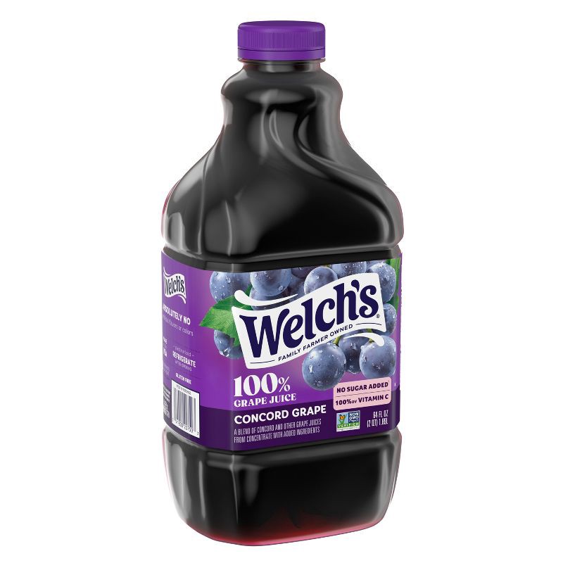 slide 5 of 8, Welch's 100% Grape Juice - 64 fl oz Bottle, 64 fl oz