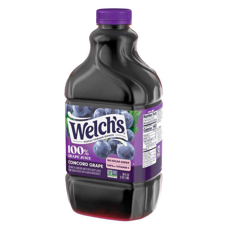 slide 6 of 8, Welch's 100% Grape Juice - 64 fl oz Bottle, 64 fl oz