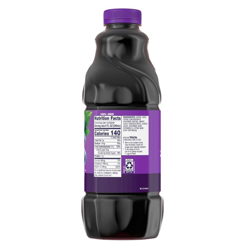 slide 8 of 8, Welch's 100% Grape Juice - 64 fl oz Bottle, 64 fl oz