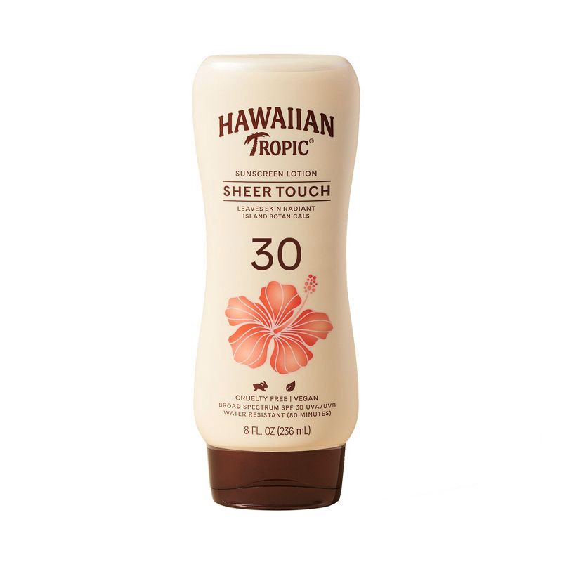 slide 1 of 9, Hawaiian Tropic Sheer Touch Ultra Radiance Lotion Sunscreen - SPF 30 - 8oz, 0 x 8 oz