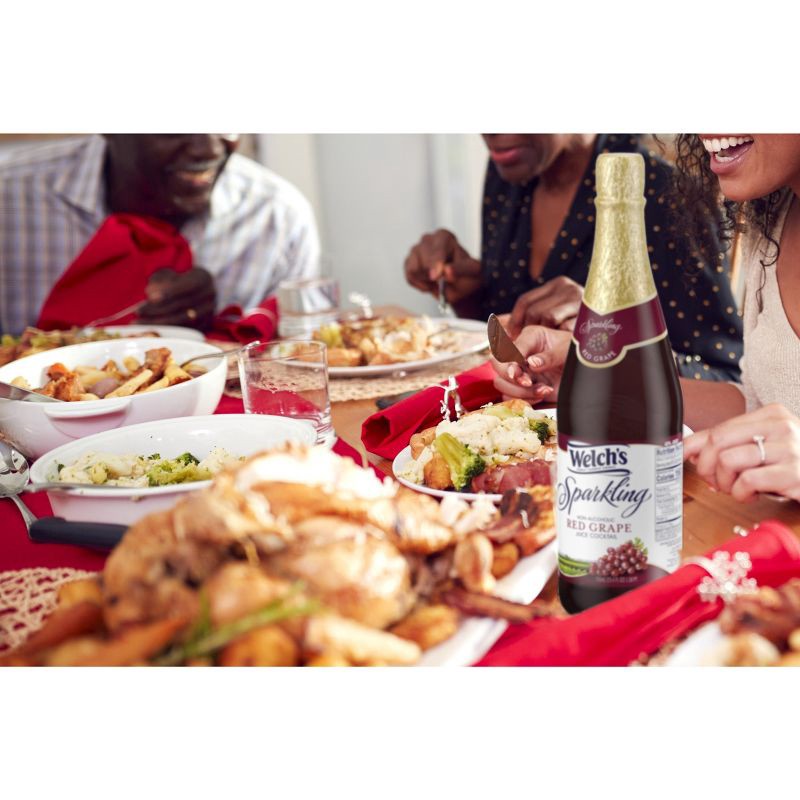 slide 9 of 15, Welch's Sparkling Red Grape Juice - 25.4 fl oz Glass Bottle, 25.4 fl oz