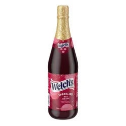 Welch's Sparkling Red Grape Juice - 25.4 fl oz Glass Bottle