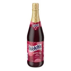 Welch's Sparkling Red Grape Juice - 25.4 fl oz Glass Bottle