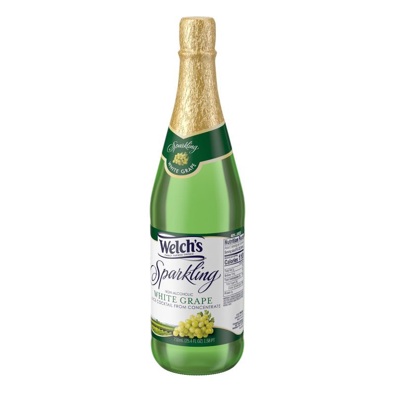 slide 12 of 14, Welch's Sparkling White Grape Juice - 25.4 fl oz Glass Bottles, 25.4 fl oz