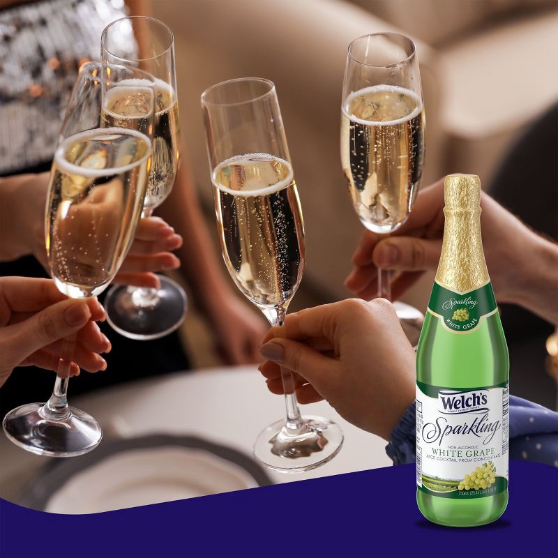 slide 13 of 14, Welch's Sparkling White Grape Juice - 25.4 fl oz Glass Bottles, 25.4 fl oz