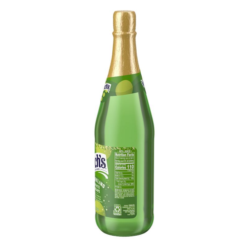 slide 6 of 14, Welch's Sparkling White Grape Juice - 25.4 fl oz Glass Bottles, 25.4 fl oz