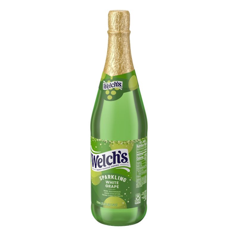 slide 8 of 14, Welch's Sparkling White Grape Juice - 25.4 fl oz Glass Bottles, 25.4 fl oz