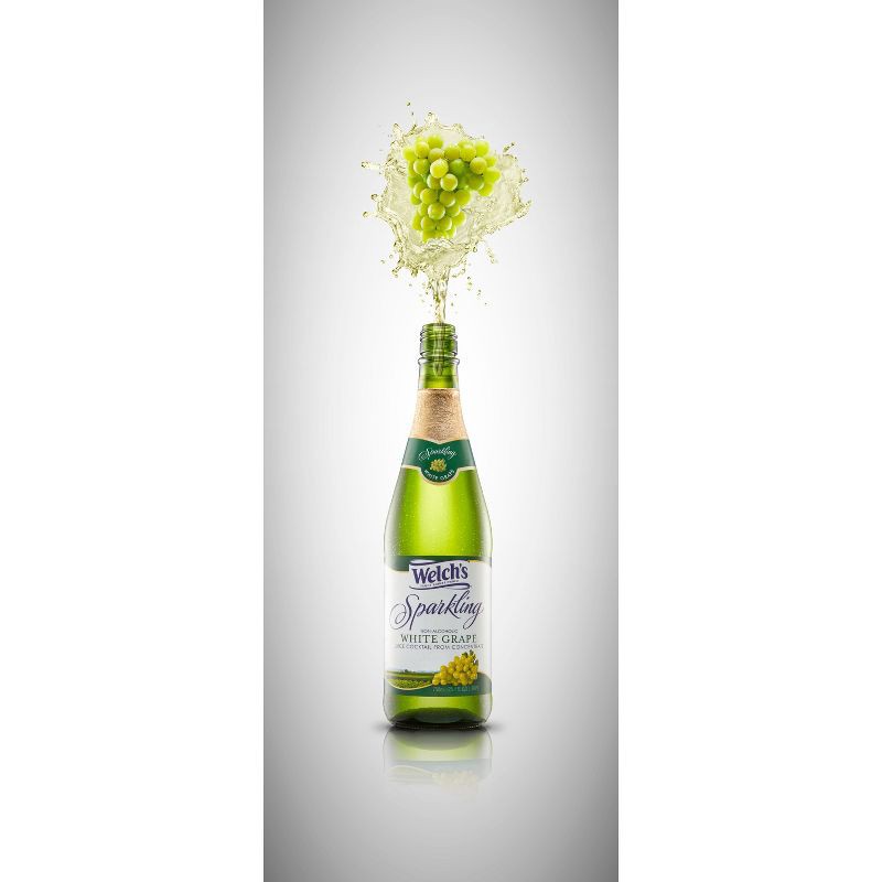 slide 9 of 14, Welch's Sparkling White Grape Juice - 25.4 fl oz Glass Bottles, 25.4 fl oz