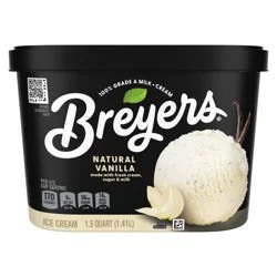 Breyers Ice Cream Breyers Original Ice Cream Natural Vanilla - 48oz