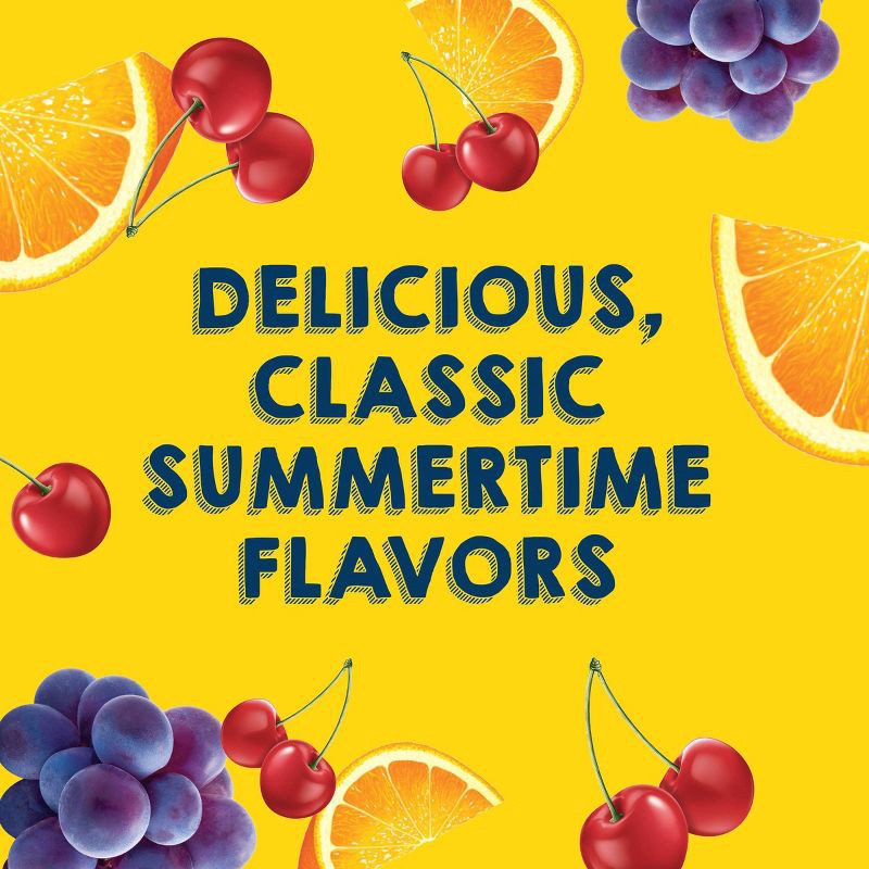 slide 6 of 10, Popsicle Orange Cherry Grape Sugar Free Variety Ice Pops - 18pk/29.7 fl oz, 18 ct, 29.7 fl oz