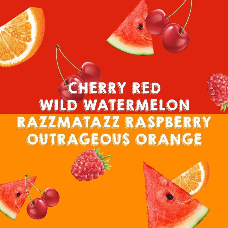 slide 7 of 14, Popsicle Cherry Watermelon Raspberry Orange Scribblers Ice Pops - 18ct, 18 ct