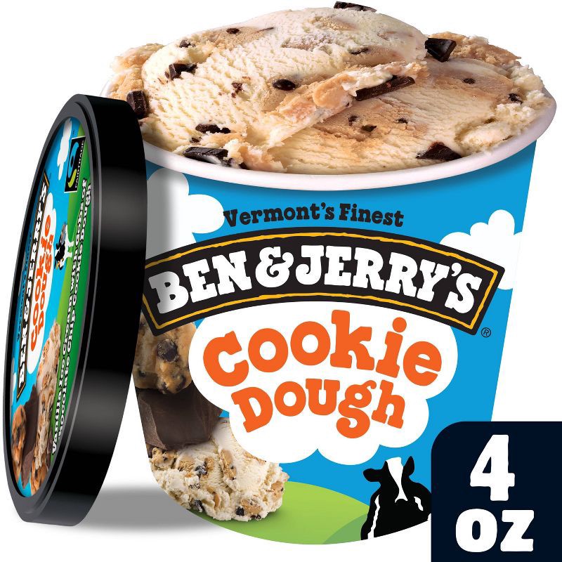 slide 2 of 7, Ben & Jerry's Chocolate Chip Cookie Dough Ice Cream - 4oz, 4 oz