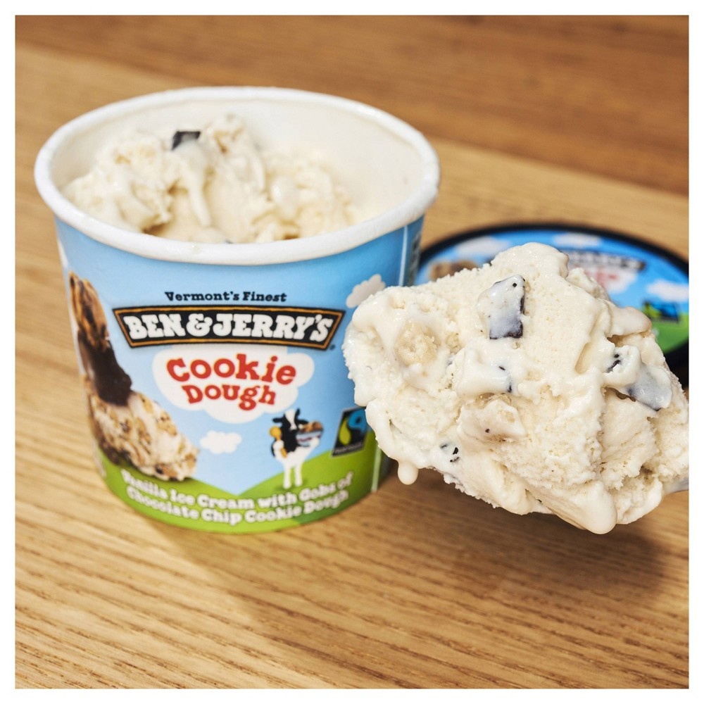 slide 4 of 7, Ben & Jerry's Chocolate Chip Cookie Dough Ice Cream, 4 oz