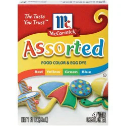 McCormick Assorted Food Color and Egg Dye - 1 fl oz