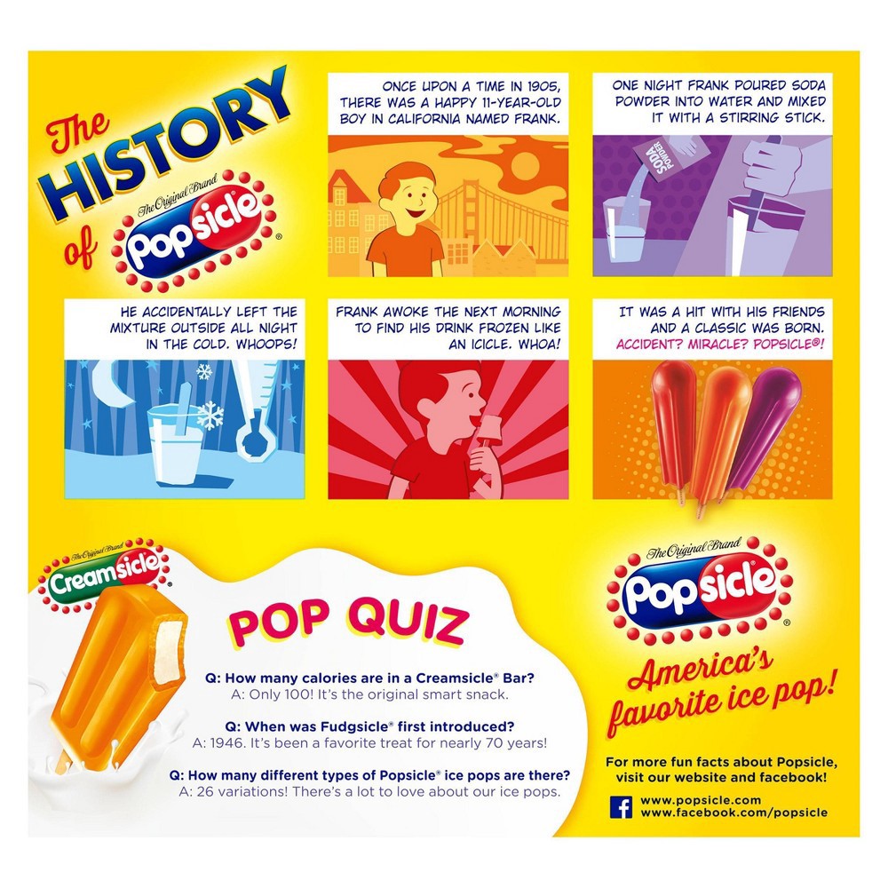 Fudgsicle No Sugar Added Original Fudge Pops 18 x 0.5 fl oz Shipt