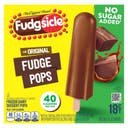 Popsicle Fudgsicle No Sugar Added Original FudgePops - 18pk/29.7 fl oz: REAL Seal, Fat Free