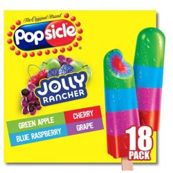Popsicle Jolly Rancher Ice Pops - 18pk/29.7 fl oz