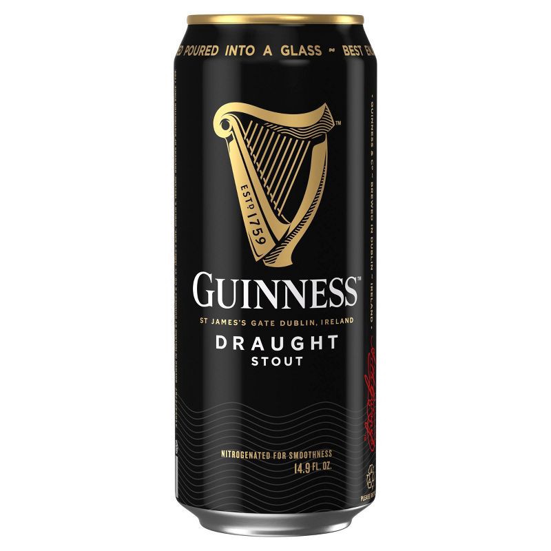 slide 13 of 14, Guinness Draught Beer - 4pk/14.9 fl oz Cans, 4 ct, 14.9 fl oz