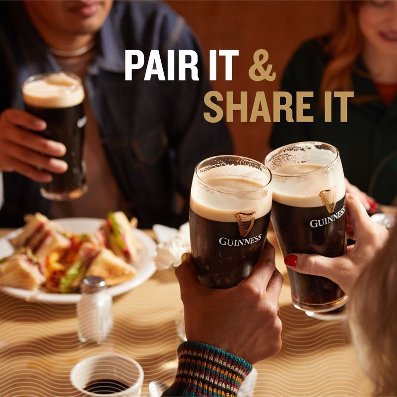 slide 6 of 14, Guinness Draught Beer - 4pk/14.9 fl oz Cans, 4 ct, 14.9 fl oz