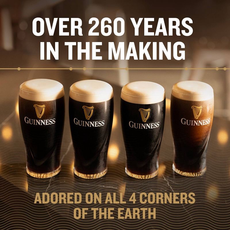 slide 5 of 14, Guinness Draught Beer - 4pk/14.9 fl oz Cans, 4 ct, 14.9 fl oz