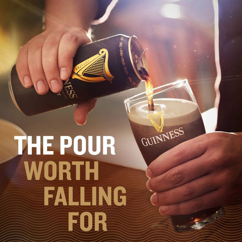 slide 7 of 14, Guinness Draught Beer - 4pk/14.9 fl oz Cans, 4 ct, 14.9 fl oz