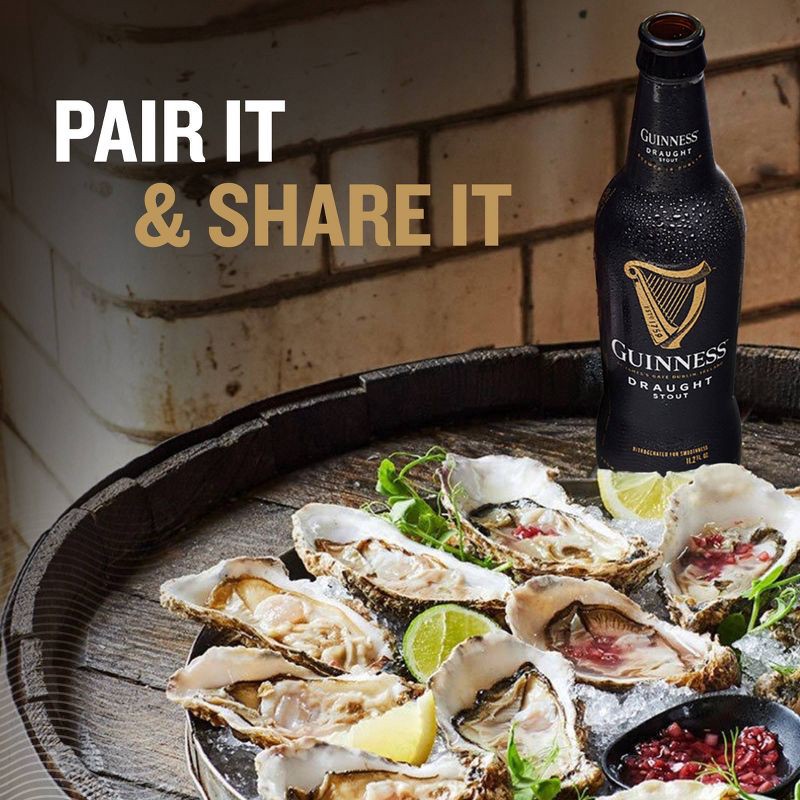 slide 4 of 9, Guinness Draught Beer - 6pk/11.2 fl oz Bottles, 6 ct; 11.2 fl oz