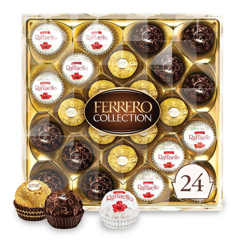 slide 1 of 9, Ferrero Collection Ferrero Rocher Collection Assorted Candy Chocolates Variety Pack - 9.1oz, 9.1 oz