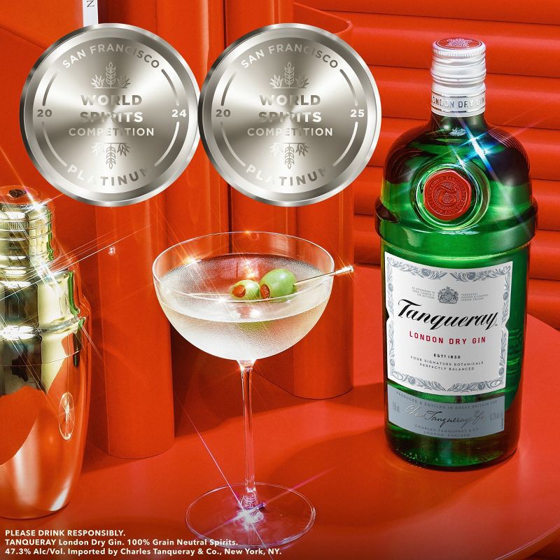 slide 2 of 5, Tanqueray London Dry Gin - 750ml Bottle, 750 ml