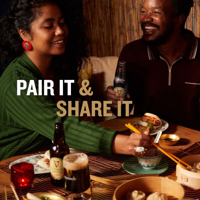 slide 3 of 8, Guinness Extra Stout Beer - 6pk/11.2 fl oz Bottles, 6 ct; 11.2 fl oz