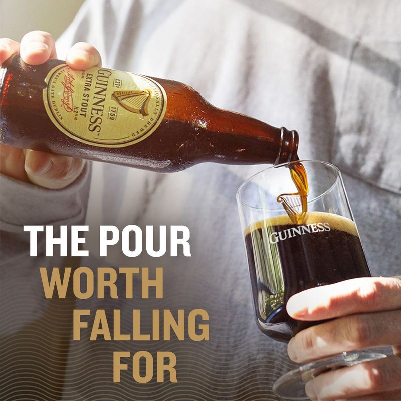 slide 4 of 8, Guinness Extra Stout Beer - 6pk/11.2 fl oz Bottles, 6 ct; 11.2 fl oz