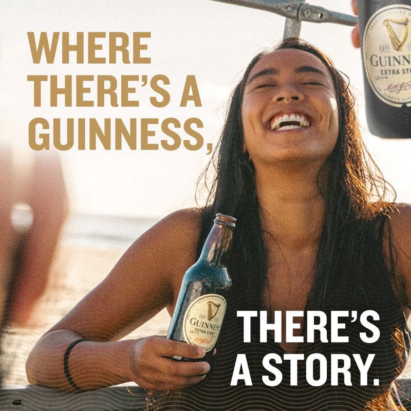 slide 6 of 8, Guinness Extra Stout Beer - 6pk/11.2 fl oz Bottles, 6 ct; 11.2 fl oz