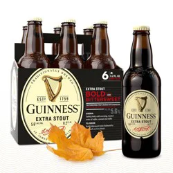 Guinness Extra Stout Beer - 6pk/11.2 fl oz Bottles