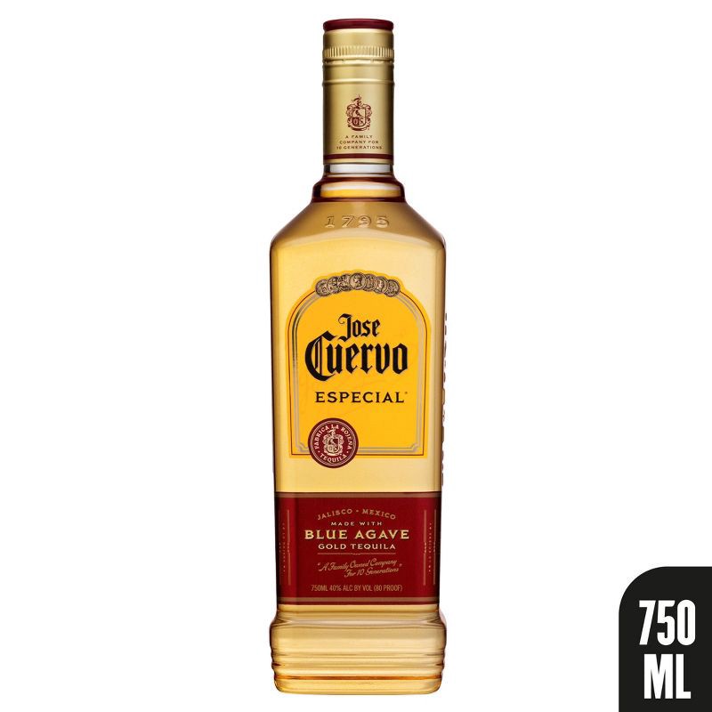 slide 4 of 10, Jose Cuervo Especial Gold Tequila - 750ml Bottle, 750 ml