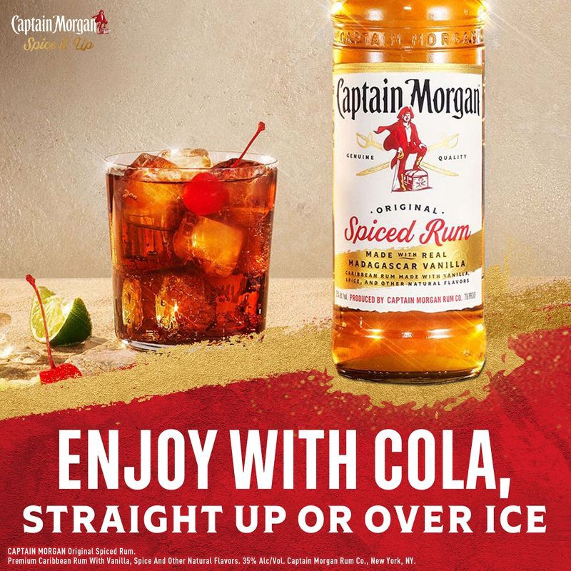 slide 4 of 9, Captain Morgan Original Spiced Rum - 750ml Bottle, 750 ml
