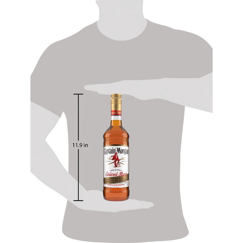 slide 9 of 12, Captain Morgan Original Spiced Rum - 750ml Bottle, 750 ml