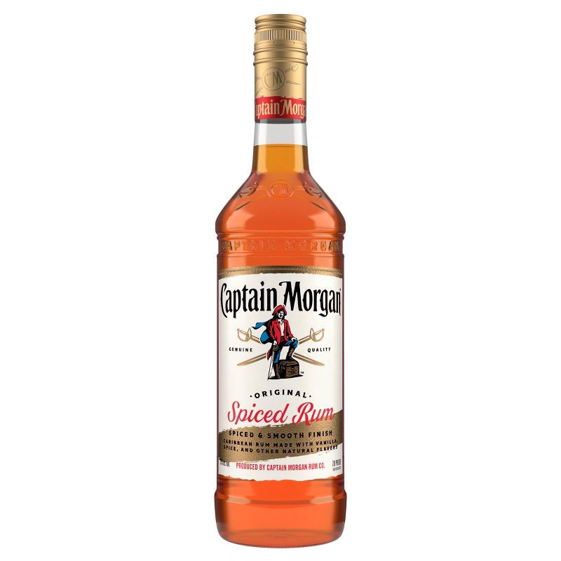 slide 1 of 9, Captain Morgan Original Spiced Rum - 750ml Bottle, 750 ml