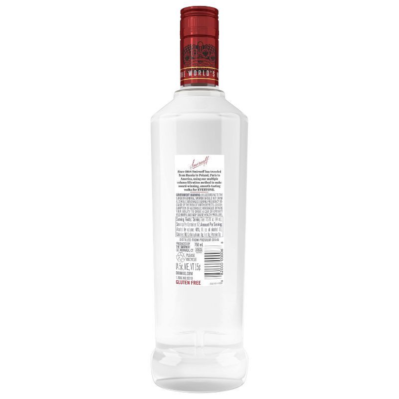 slide 2 of 6, Smirnoff Vodka - 750ml Bottle, 750 ml