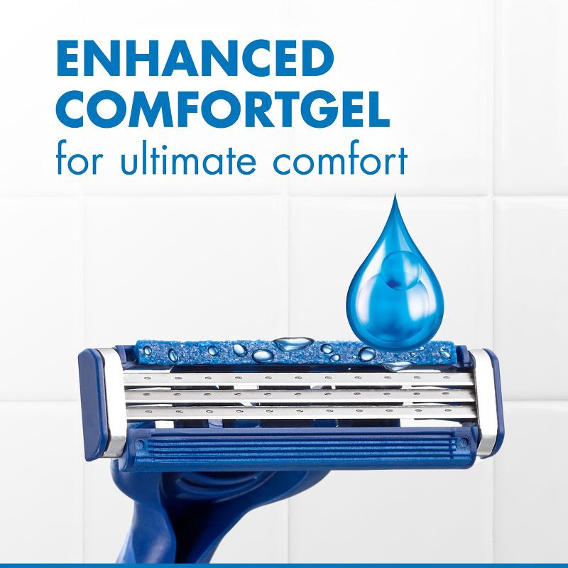 slide 6 of 11, Gillette Sensor3 Comfort Men's Disposable Razors - 4ct, 4 ct