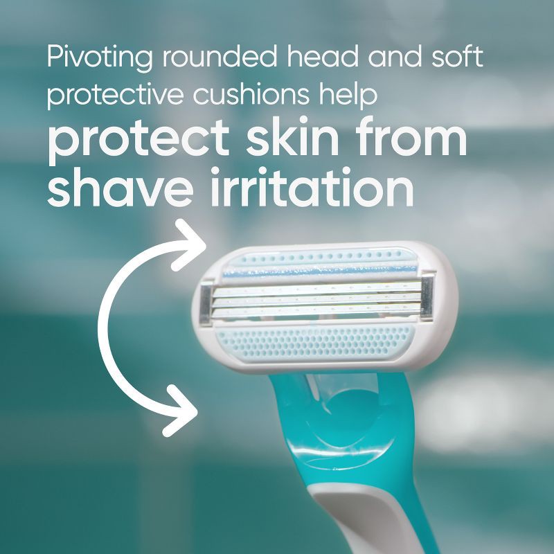 slide 4 of 8, Venus Tropical Women's Disposable Razors - 3ct, 3 ct