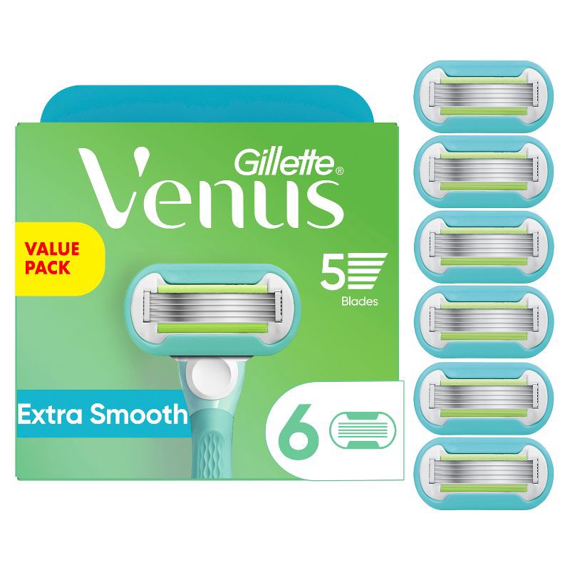 slide 1 of 10, Venus Extra Smooth Women's Razor Blade Refills - 6ct, 6 ct