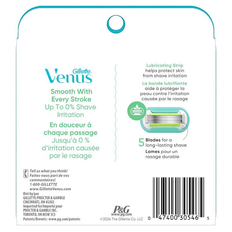 slide 10 of 10, Venus Extra Smooth Women's Razor Blade Refills - 6ct, 6 ct
