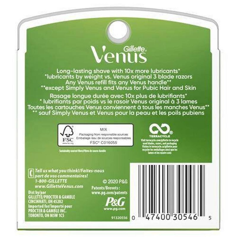 slide 10 of 10, Venus Extra Smooth Women's Razor Blade Refills - 6ct, 6 ct